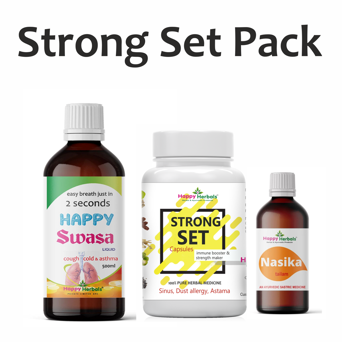 Strong Set Pack Happy Herbals