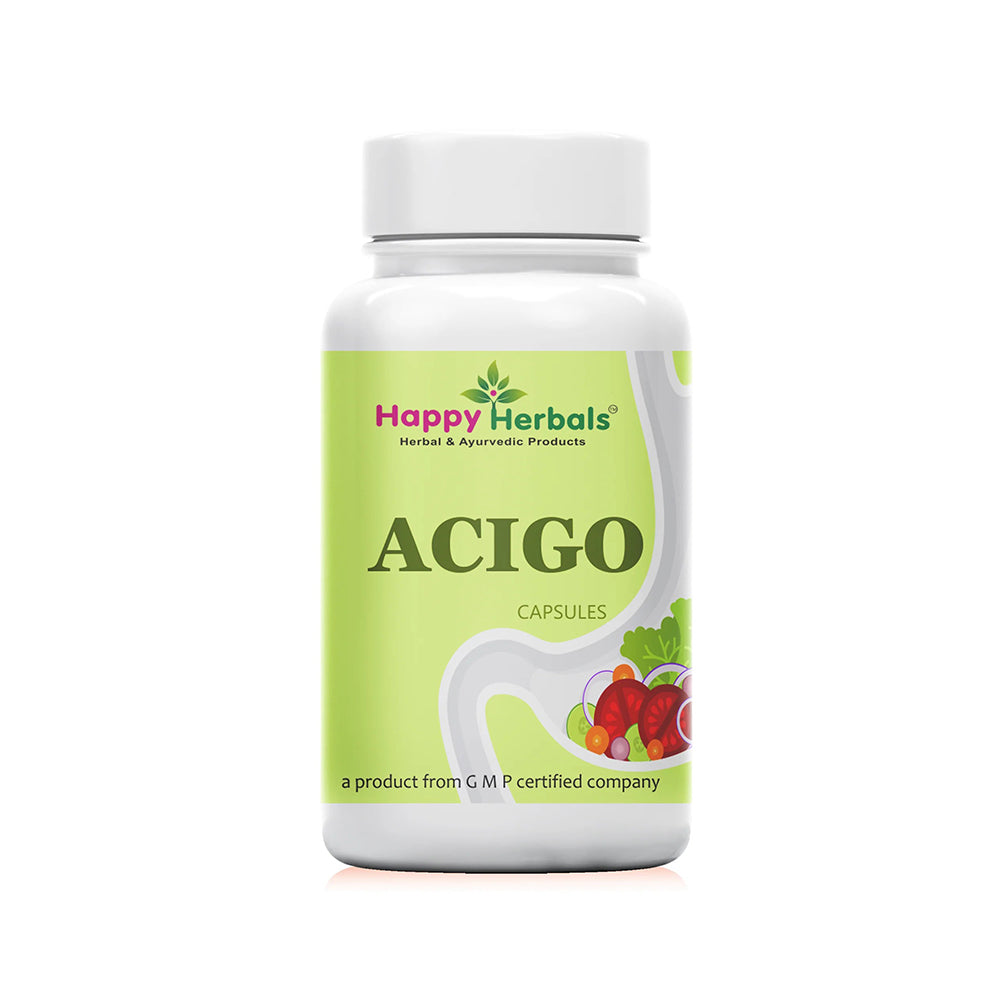 Acigo Capsules: Your Ayurvedic Companion for Digestive Wellness by Happy Herbals