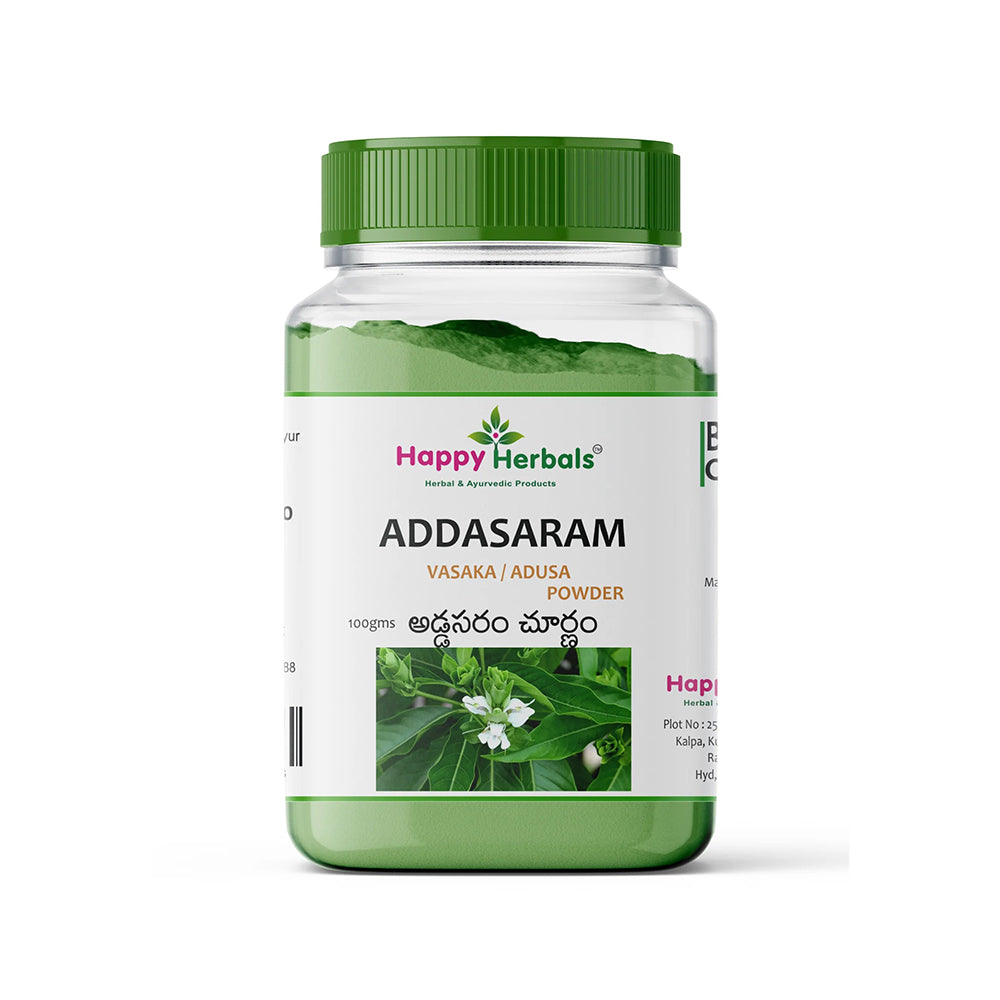 Addasaram Powder by Happy Herbals : An Ayurvedic Remedy for Respiratory Well-being