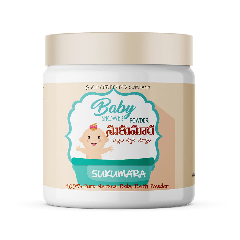 Happy Herbals Smooth Herbal Baby Bath Powder - Nourishing Delight for Your Little Ones