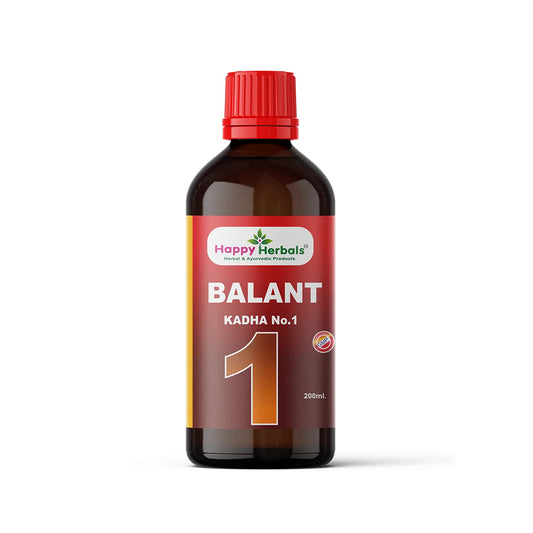 Balant Kadha No.1: Happy Herbals' digestive tonic. Crafted with traditional herbs, it aids digestion. Embrace nature for a healthier gut.