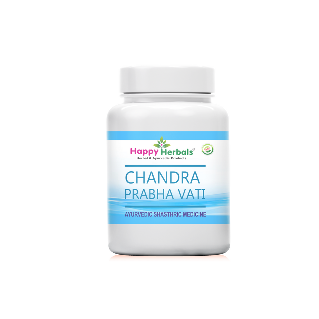 Experience Holistic Wellness with Happy Herbals' Chandraprabha Vati: Your Ayurvedic Solution for Vitality