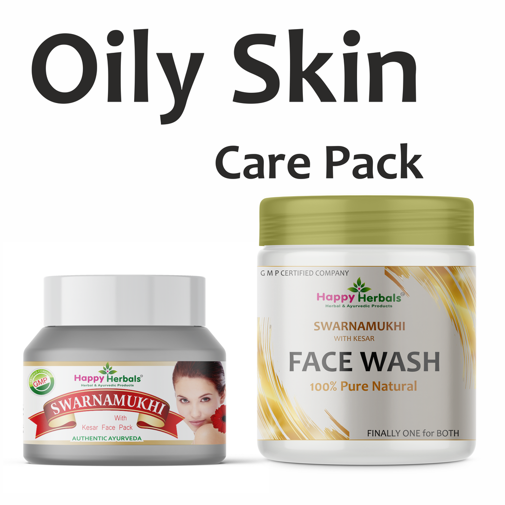 Unlock Radiant Skin: HappyHerbals' Oily Skin Care Pack