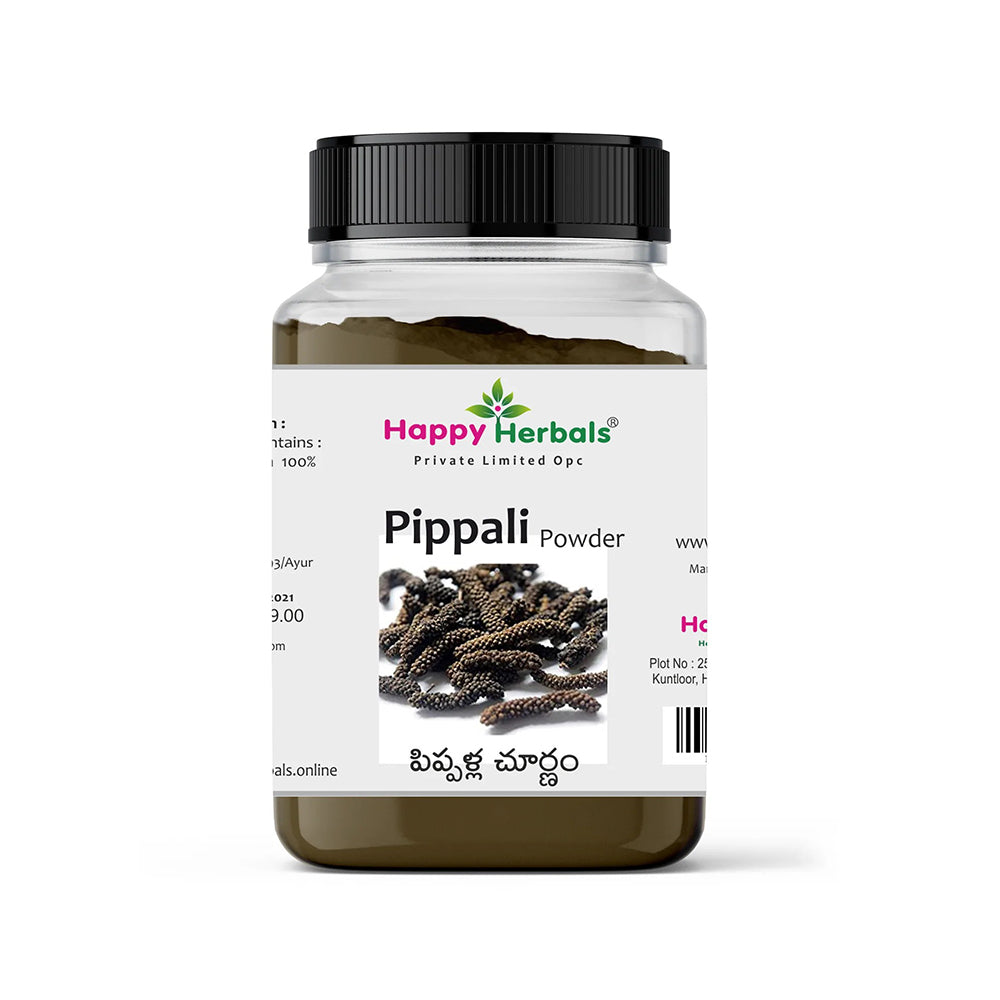 HappyHerbals' Pippali – Your Natural Respiratory Health Companion