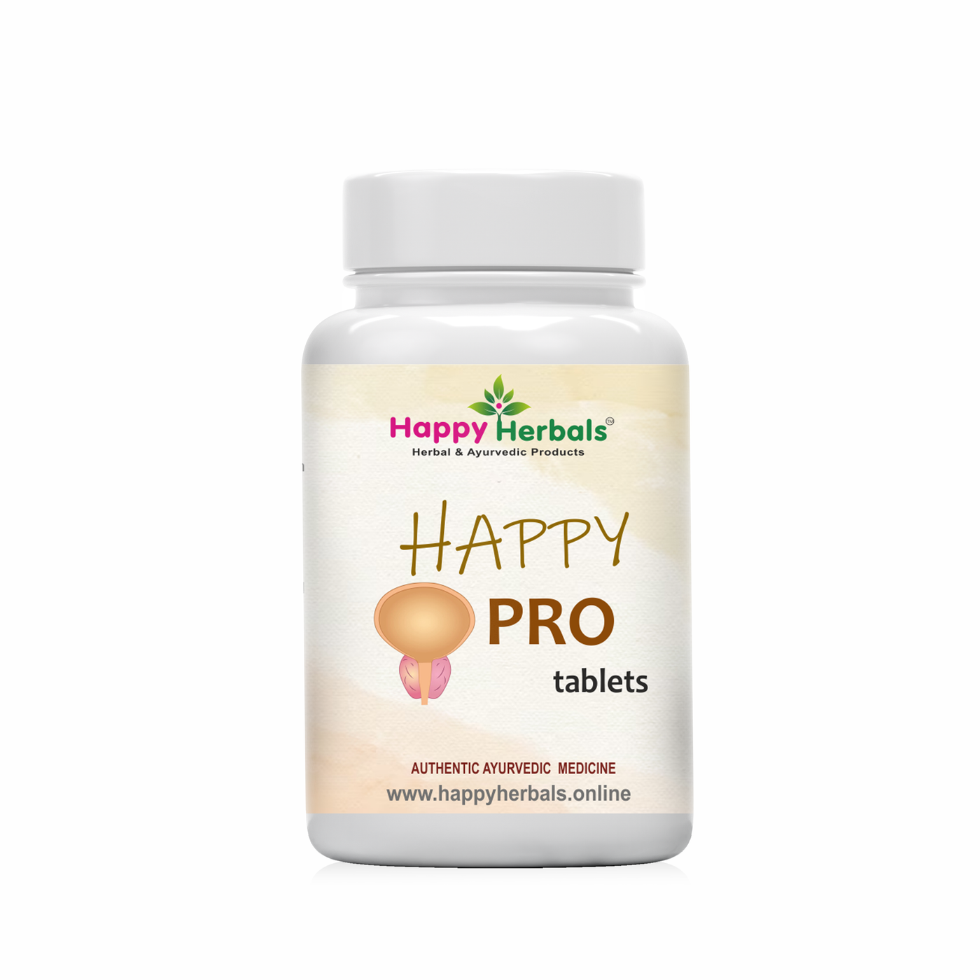 Happy Herbals' Prostate Care Tablets offer a blend of herbal ingredients traditionally used for prostate health. Ingredients like Vanga Bhasma, Mandur Bhasma, and others support prostate function and urine control.