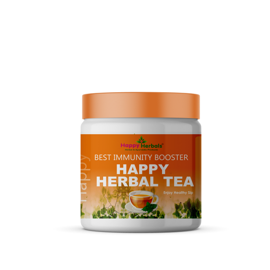 "Happy Herbal Tea: Happy Herbals' immunity-boosting blend. Crafted with natural ingredients, this tea strengthens the body's defenses. Embrace nature for robust immunity."