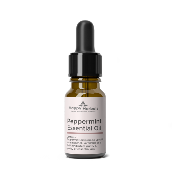 Experience the invigorating aroma of HappyHerbals' Peppermint Essential Oil. Pure and potent, this oil offers a refreshing and revitalizing scent, promoting mental clarity and relaxation. Embrace the natural essence of peppermint with HappyHerbals.