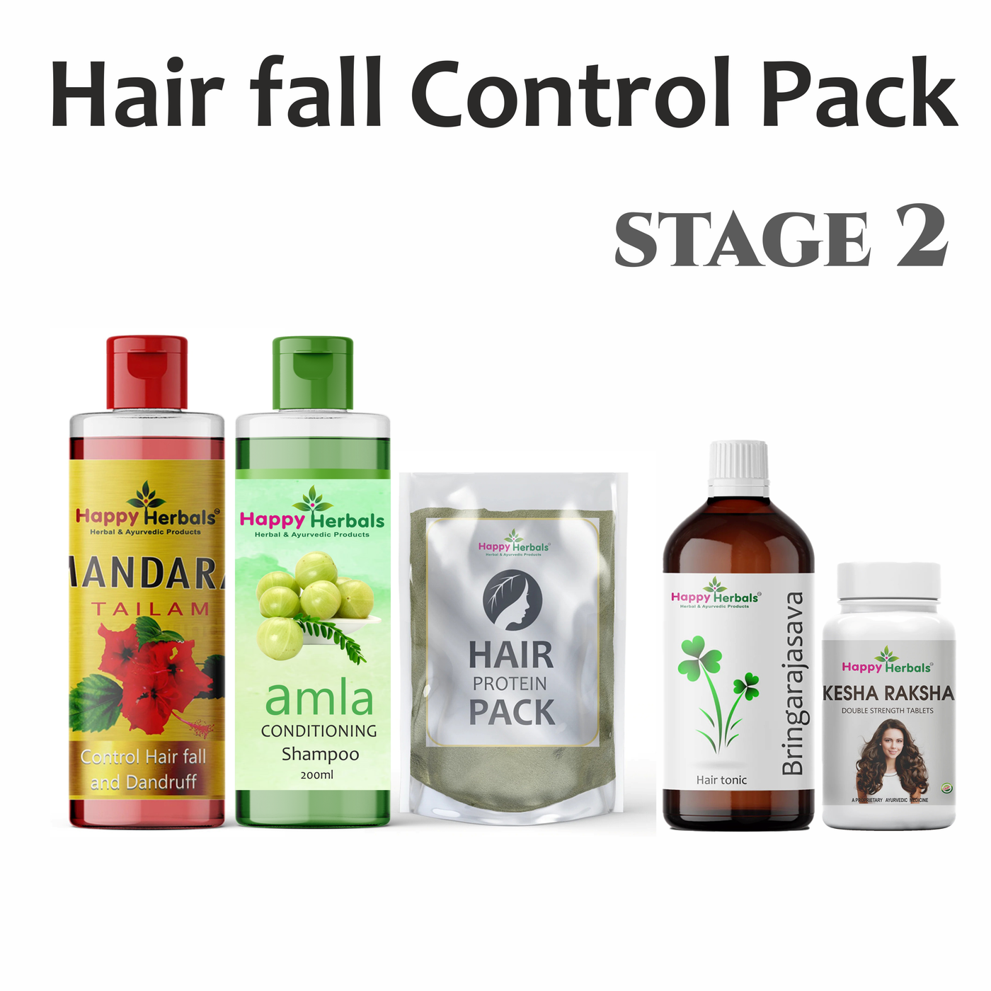 Happy Herbals Hair Fall Control Buy Anti Hair Fall Products