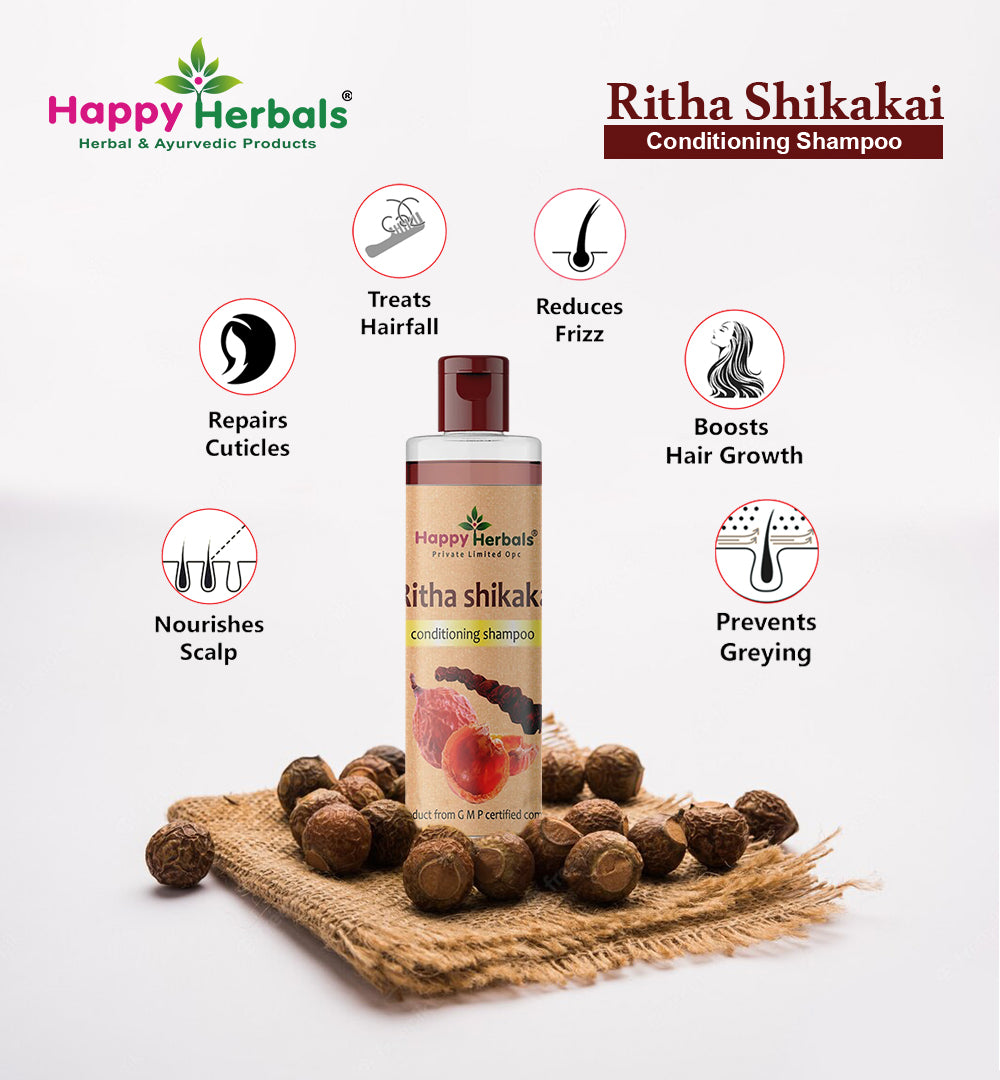 Ritha Shikakai Conditioning Shampoo