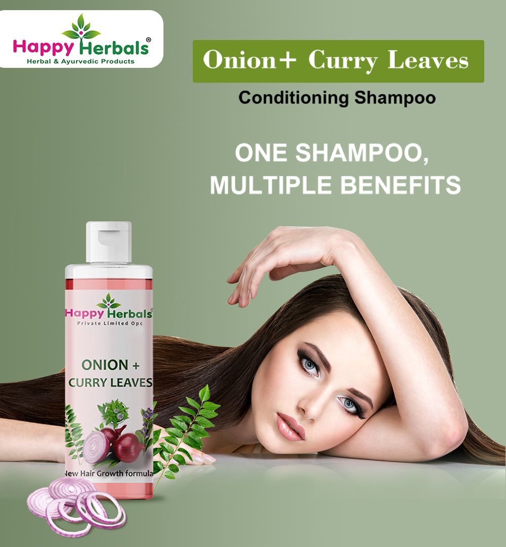 Onion+ Curry Leaves Conditioning Shampoo